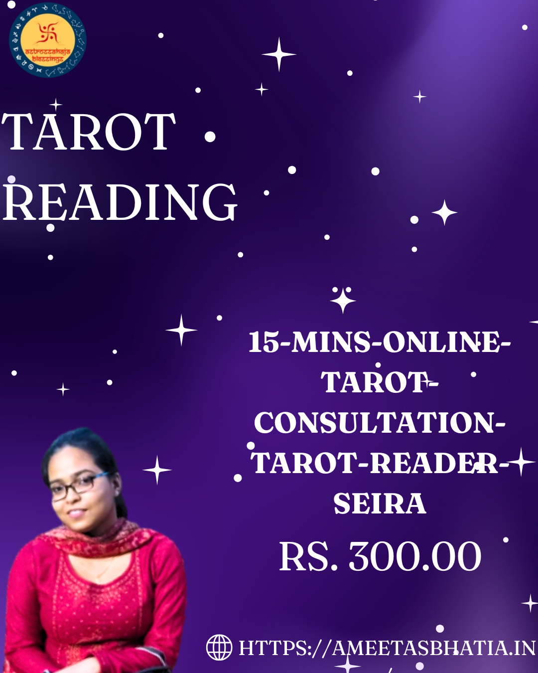 15 Mins online Tarot Consultation - Tarot Reader SEIRA