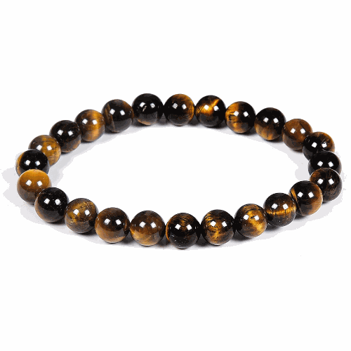 Tiger Eye Bracelet for protection, strength, and good luck.