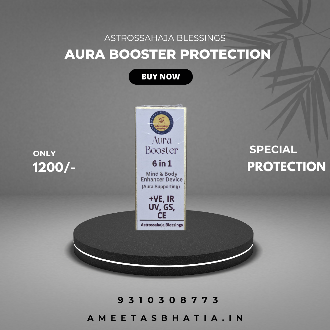 Aura Booster 6 in 1 mind and body enhancer device for aura cleansing and protection from negative energies.