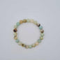 Amazonite bracelet with calming and soothing properties for stress relief and emotional balance.