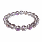 Diamond Substitute Bracelet with 8mm stones, budget-friendly elegance.