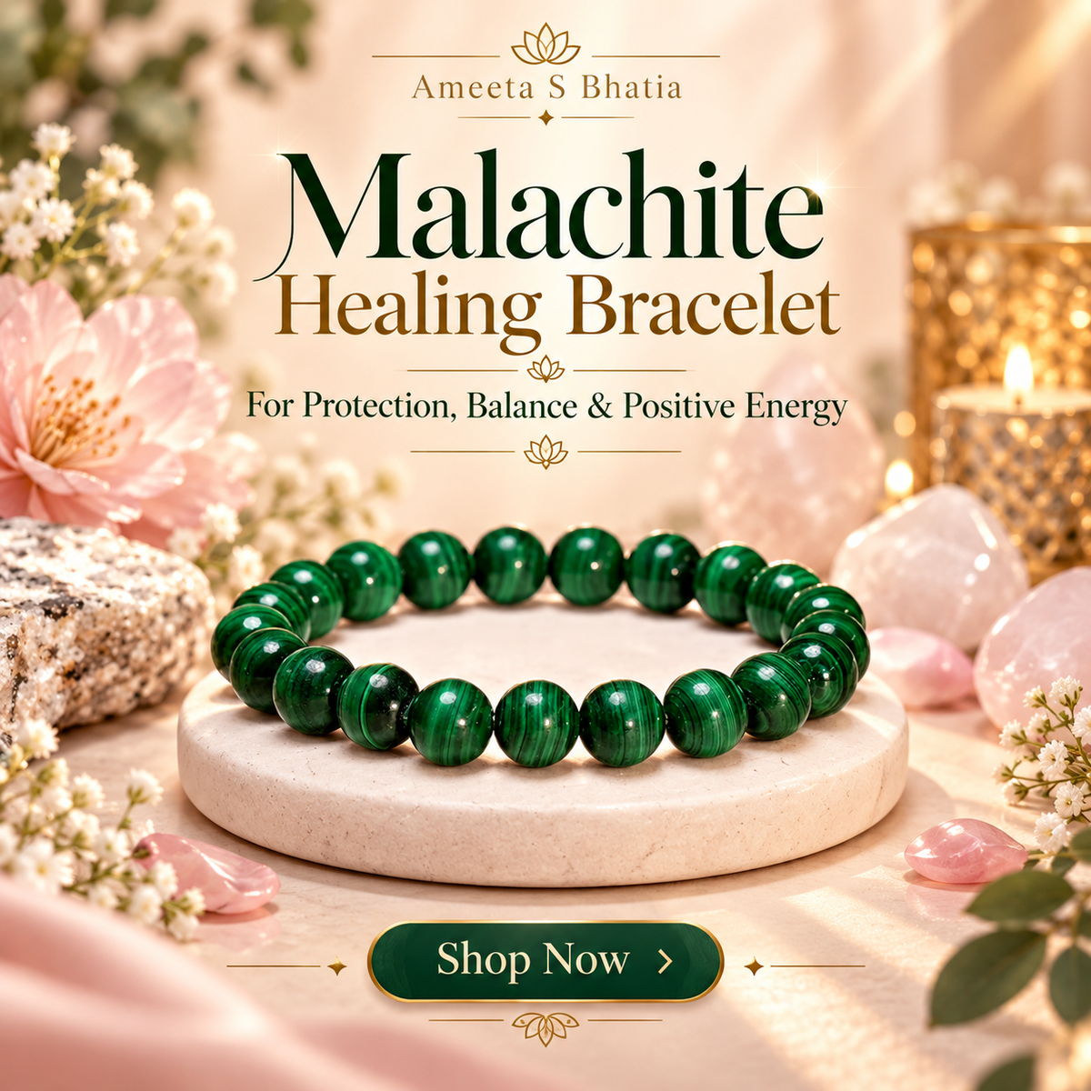 Malachite Bracelet