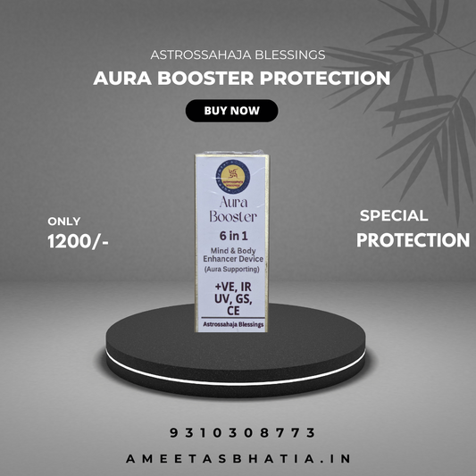 Aura Booster 6 in 1 mind and body enhancer device for aura cleansing and protection from negative energies.