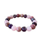 Rhodochrosite bracelet promoting emotional healing and self-love.