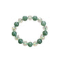 Green Aventurine bracelet as diamond substitute, showcasing soothing green hue and unique jewelry option.