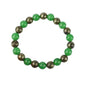 Green Aventurine & Pyrite Bracelet for grounding and prosperity.