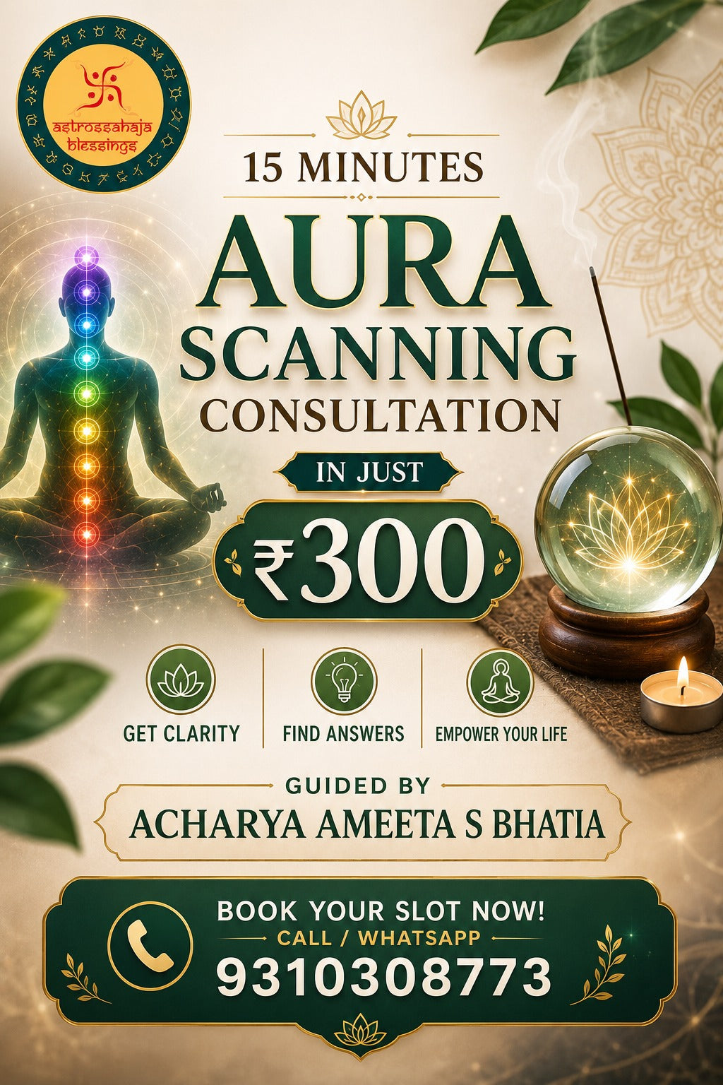 15 Mins Aura Scanning Session