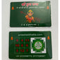 Budh card featuring Mercury imagery with Vedic symbols and contact information.